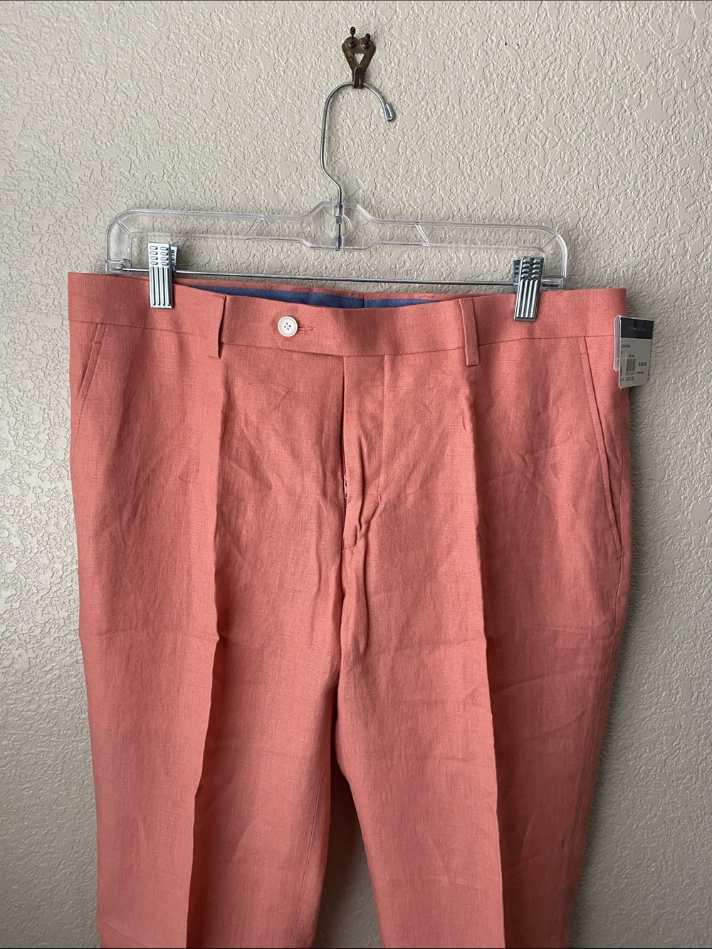 $125 Tommy Hilfiger Mens 100% Linen Dress Pants  Modern Fit - Picture 11 of 13